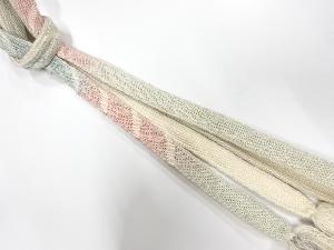 正絹　夏手組帯締め